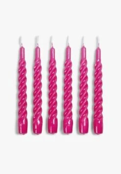 Anna And Nina Twisted Candles Set Of 6 -Women Clothing Sale 005745 1110 07 2