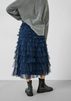 Florence Ruffle Jersey Skirt -Women Clothing Sale 006885 1709 03