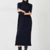 Roll Neck Wool Jumper Dress -Women Clothing Sale 007041 1659 01