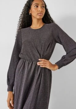 Natasha Glitter Jersey Dress -Women Clothing Sale 007054 0456 04