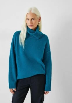 Meryl Roll Neck Wool Blend Jumper