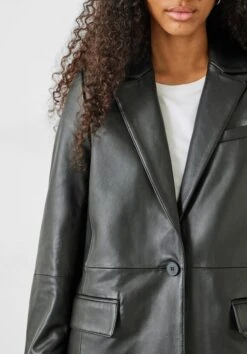 Leather Blazer 21 Leather Blazer -Women Clothing Sale 007275 0456 04