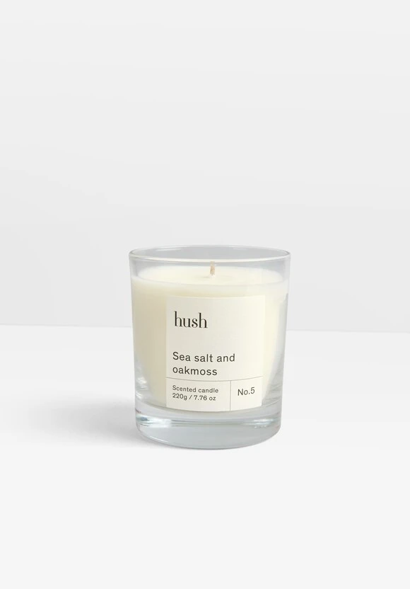 Hush Candle - Sea Salt & Oakmoss 3 Hush Candle - Sea Salt & Oakmoss