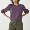 Emilia Ruffle Sweatshirt -Women Clothing Sale 007447 1382 02