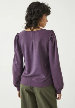 Emilia Ruffle Sweatshirt -Women Clothing Sale 007447 1382 04