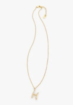 Gaia Letter Pendant Necklace -Women Clothing Sale 007688 3037 1 H