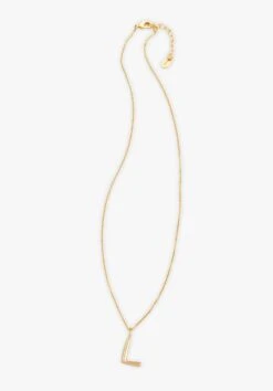 Gaia Letter Pendant Necklace -Women Clothing Sale 007688 3037 1 L