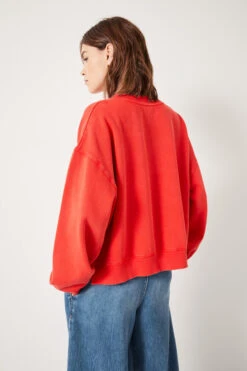 Rozanne Boxy Sweatshirt -Women Clothing Sale 008839 3218 03