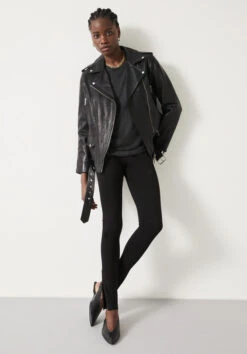 Regina Side Zip Jersey Leggings