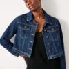 Ciara Cropped Denim Jacket -Women Clothing Sale 008919 2908 01