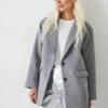 Jayde Wool Blend Blazer Coat