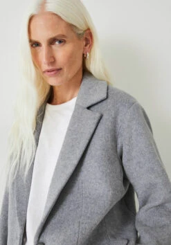 Jayde Wool Blend Blazer Coat -Women Clothing Sale 008975 0428 04