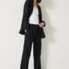 Courtney Cargo Pinstripe Wool Blend Trousers 2 Courtney Cargo Pinstripe Wool Blend Trousers -Women Clothing Sale 008991 1655 01