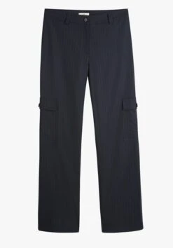 Courtney Cargo Pinstripe Wool Blend Trousers -Women Clothing Sale 008991 1655 07 3