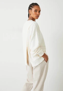 Grainne Open Back Sweatshirt -Women Clothing Sale 009072 0265 03