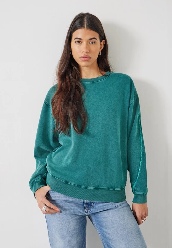 Contrast Stitch Sweatshirt 5 Contrast Stitch Sweatshirt - Image 3