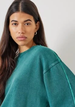 Contrast Stitch Sweatshirt