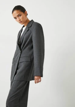 Carla Tailored Wool Blend Blazer 20 Carla Tailored Wool Blend Blazer -Women Clothing Sale 009249 2806 02