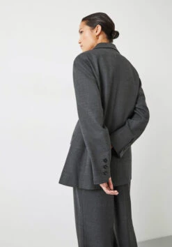 Carla Tailored Wool Blend Blazer 21 Carla Tailored Wool Blend Blazer -Women Clothing Sale 009249 2806 03