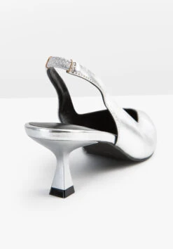 Lola Slingback Leather Kitten Heels -Women Clothing Sale 009410 2310 02