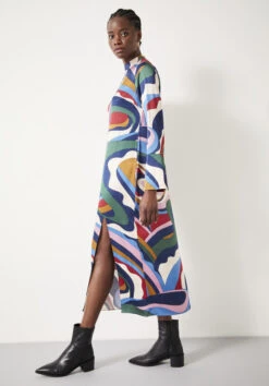 Rita Split Maxi Dress -Women Clothing Sale 009452 4401 04