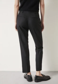 Amanda Cropped Suit Wool Blend Trousers -Women Clothing Sale 009473 0456 03