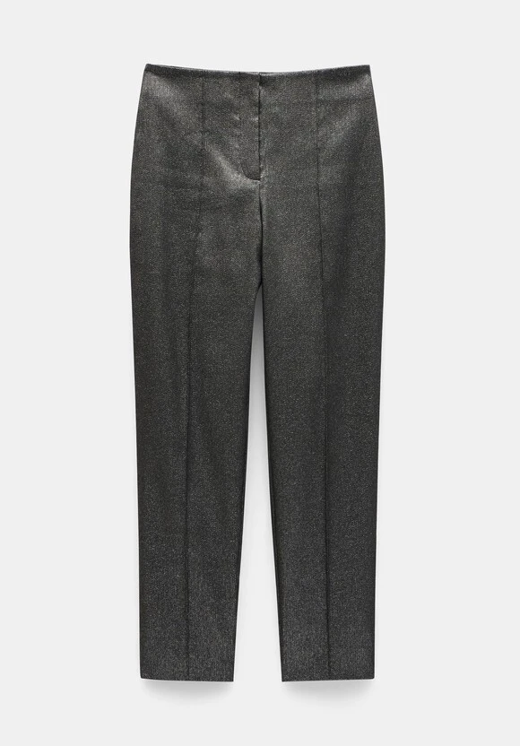 Hazel Metallic Cigarette Trousers 7 Hazel Metallic Cigarette Trousers - Image 5
