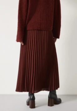 Neah Pleated Midi Skirt -Women Clothing Sale 009513 0682 03