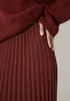 Neah Pleated Midi Skirt -Women Clothing Sale 009513 0682 04