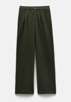 Amanda Cropped Suit Wool Blend Trousers -Women Clothing Sale 009530 2018 07 4