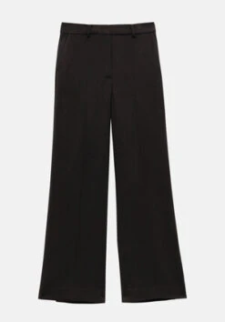 Carla Tailored Wide Leg Wool Blend Trousers -Women Clothing Sale 009539 0533 07