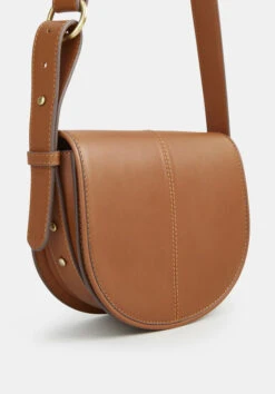 Louise Minimal Leather Saddle Bag 22 Louise Minimal Leather Saddle Bag -Women Clothing Sale 009570 0475 03