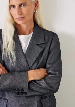 Hazel Metallic Blazer 20 Hazel Metallic Blazer -Women Clothing Sale 009607 0456 04