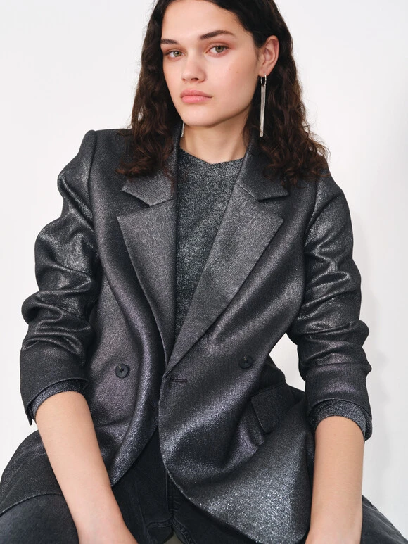 Hazel Metallic Blazer 3 Hazel Metallic Blazer