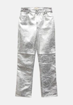 Silver Leather Trousers 19 Silver Leather Trousers -Women Clothing Sale 009647 2892 07 3