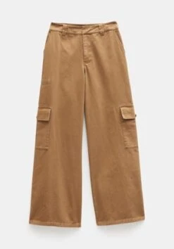 Camille Flat Front Cotton Trousers -Women Clothing Sale 009651 0049 07 2