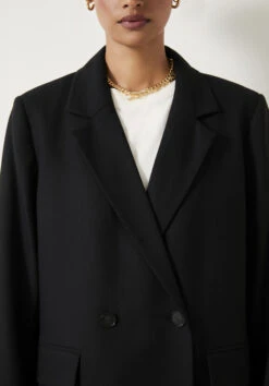 Double Breasted Wool Blend Blazer 16 Double Breasted Wool Blend Blazer -Women Clothing Sale 009670 0456 04