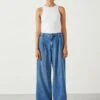 Lya Pleated Wide-Leg Jeans -Women Clothing Sale 009708 2797 01