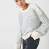 Zoya Striped Wool Blend Jumper 2 Zoya Striped Wool Blend Jumper -Women Clothing Sale 009714 1664 01