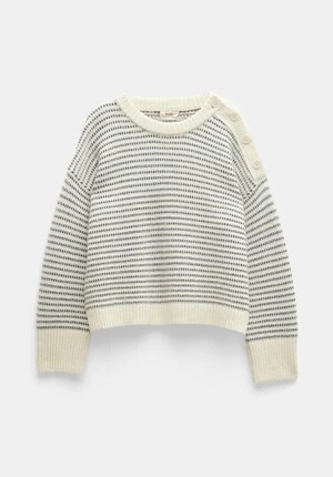 Georgie Diagonal Stripe Wool Blend Jumper 19 Georgie Diagonal Stripe Wool Blend Jumper - Image 17