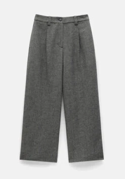 Camille Flat Front Cotton Trousers -Women Clothing Sale 009731 4348 07