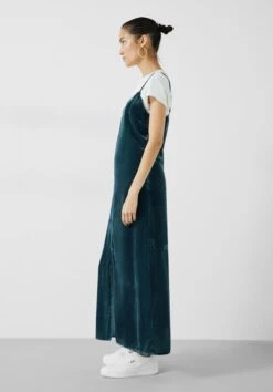 Leila Split Velvet Midi Dress -Women Clothing Sale 009751 0152 04