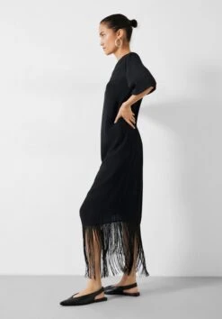 Hailey Fringe Midi Dress -Women Clothing Sale 009766 0456 02