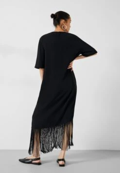 Hailey Fringe Midi Dress -Women Clothing Sale 009766 0456 04