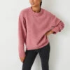 Faris Crew Neck Wool Blend Jumper -Women Clothing Sale 009835 4440 02