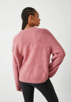 Faris Crew Neck Wool Blend Jumper -Women Clothing Sale 009835 4440 03