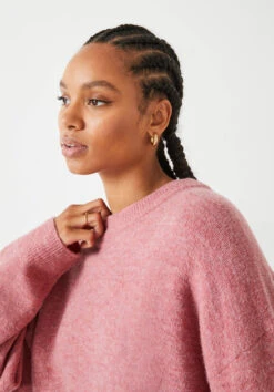 Faris Crew Neck Wool Blend Jumper -Women Clothing Sale 009835 4440 04