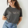 Vamos Crew Neck T-Shirt -Women Clothing Sale 009878 4277 02