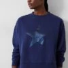 Roxy Metallic Star Sweatshirt -Women Clothing Sale 009943 1676 01