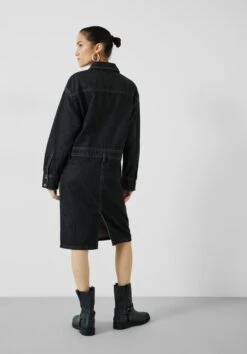 Ria Knee Length Denim Dress -Women Clothing Sale 010050 2826 03